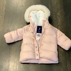 Jacadi down filled little girls jacket